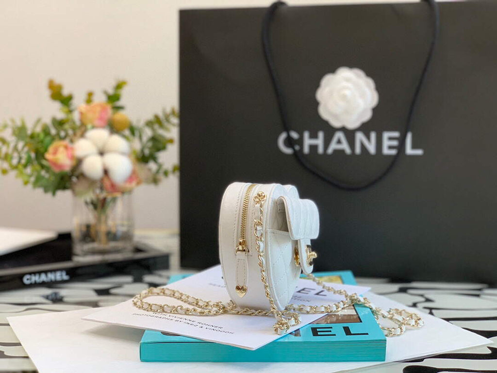 Chanel AS2927 Flap Bag Lambskin White