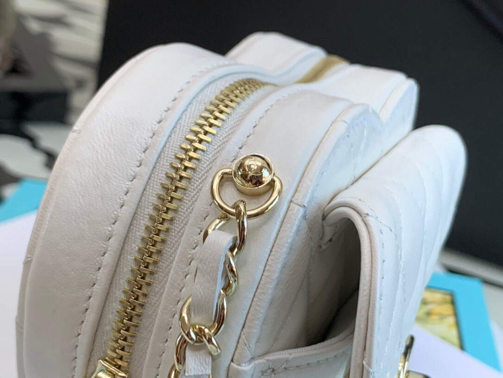 Chanel AS2927 Flap Bag Lambskin White