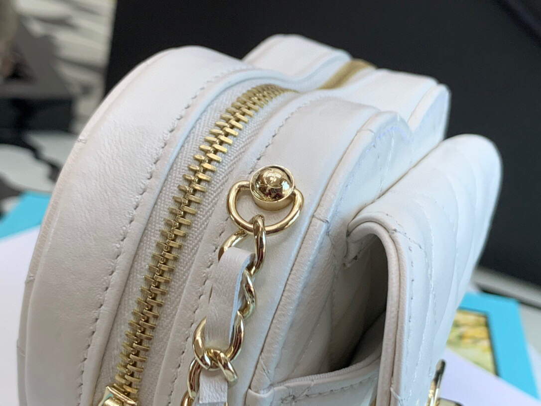 Chanel AS2927 Flap Bag Lambskin White