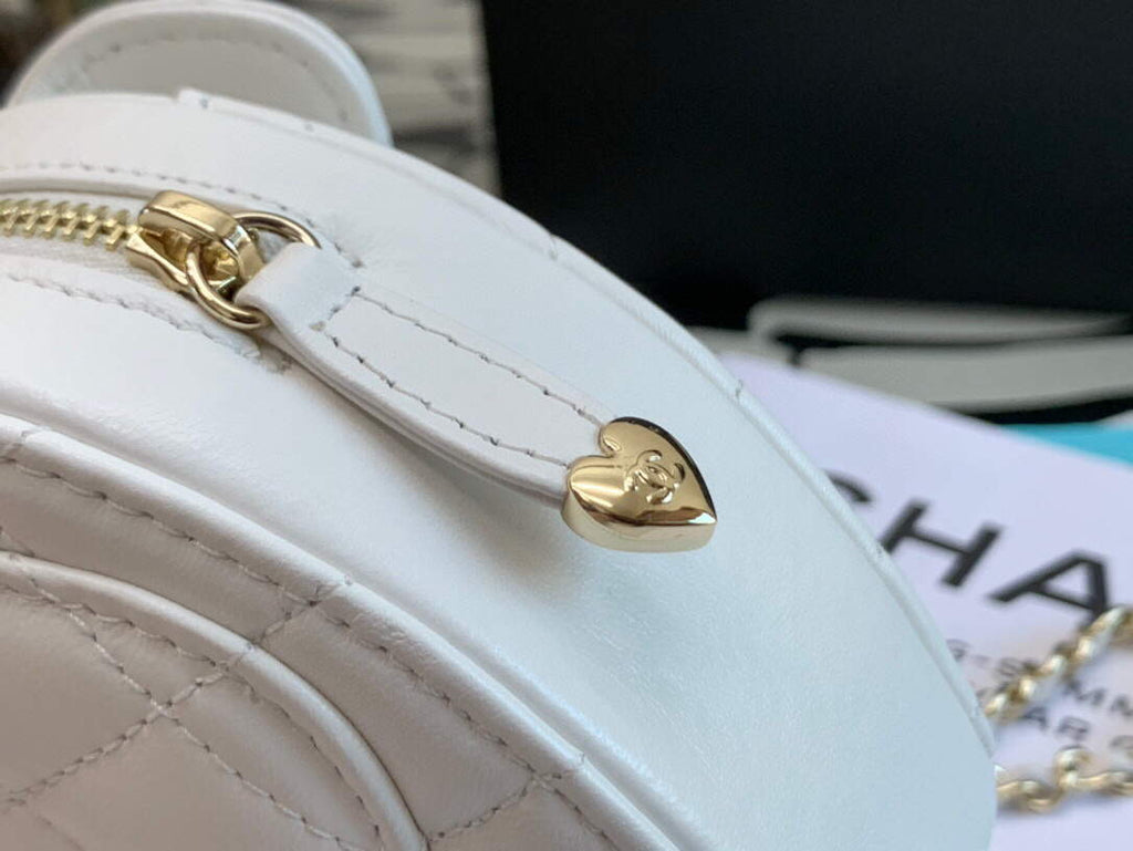 Chanel AS2927 Flap Bag Lambskin White