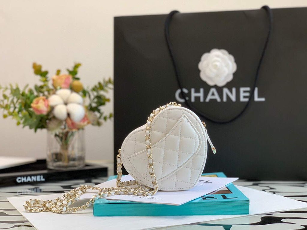 Chanel AS2927 Flap Bag Lambskin White