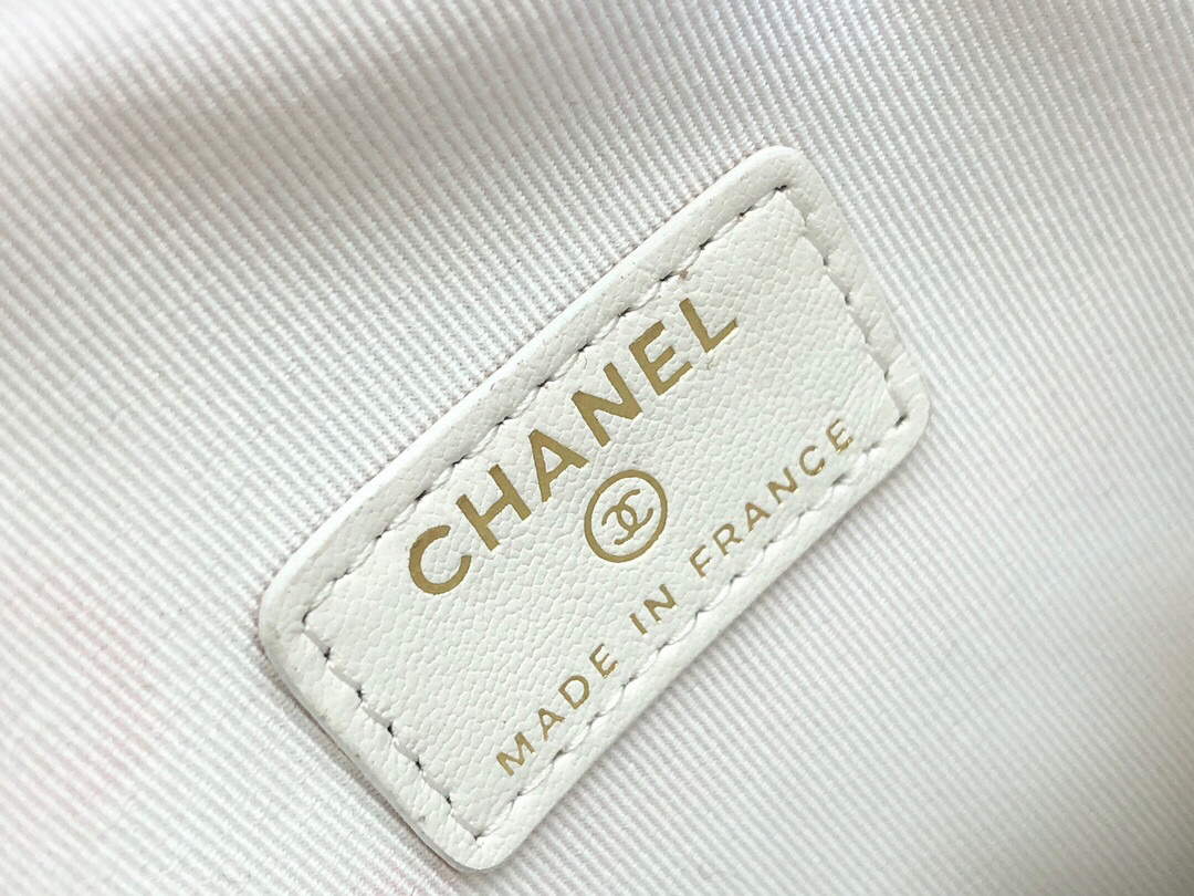 Chanel AS2927 Flap Bag Lambskin White