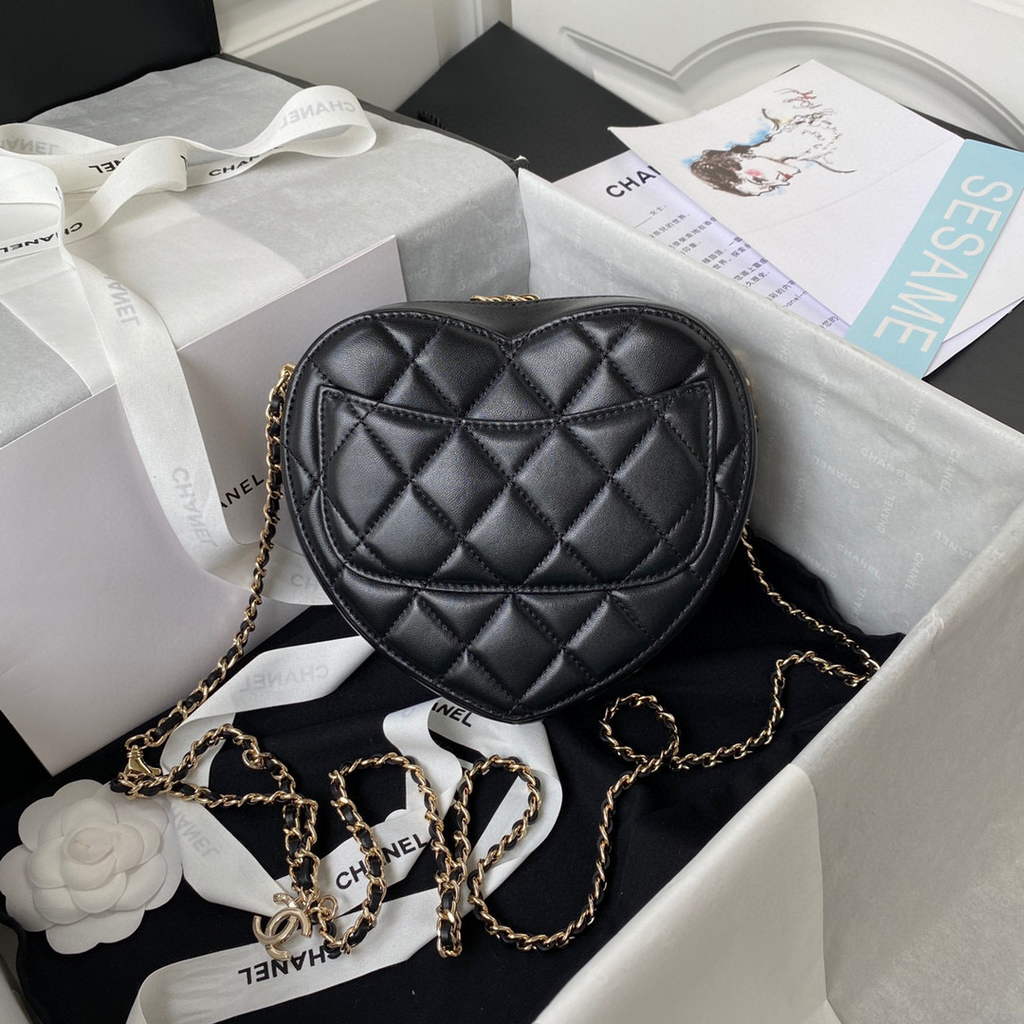 Chanel AS2927 Flap Bag Lambskin Black