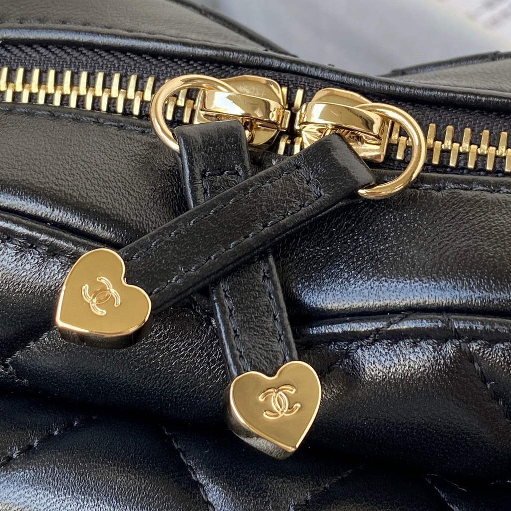Chanel AS2927 Flap Bag Lambskin Black