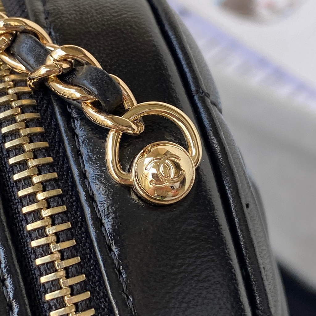 Chanel AS2927 Flap Bag Lambskin Black