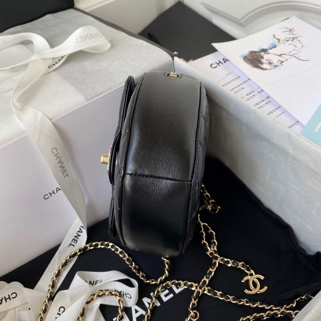 Chanel AS2927 Flap Bag Lambskin Black