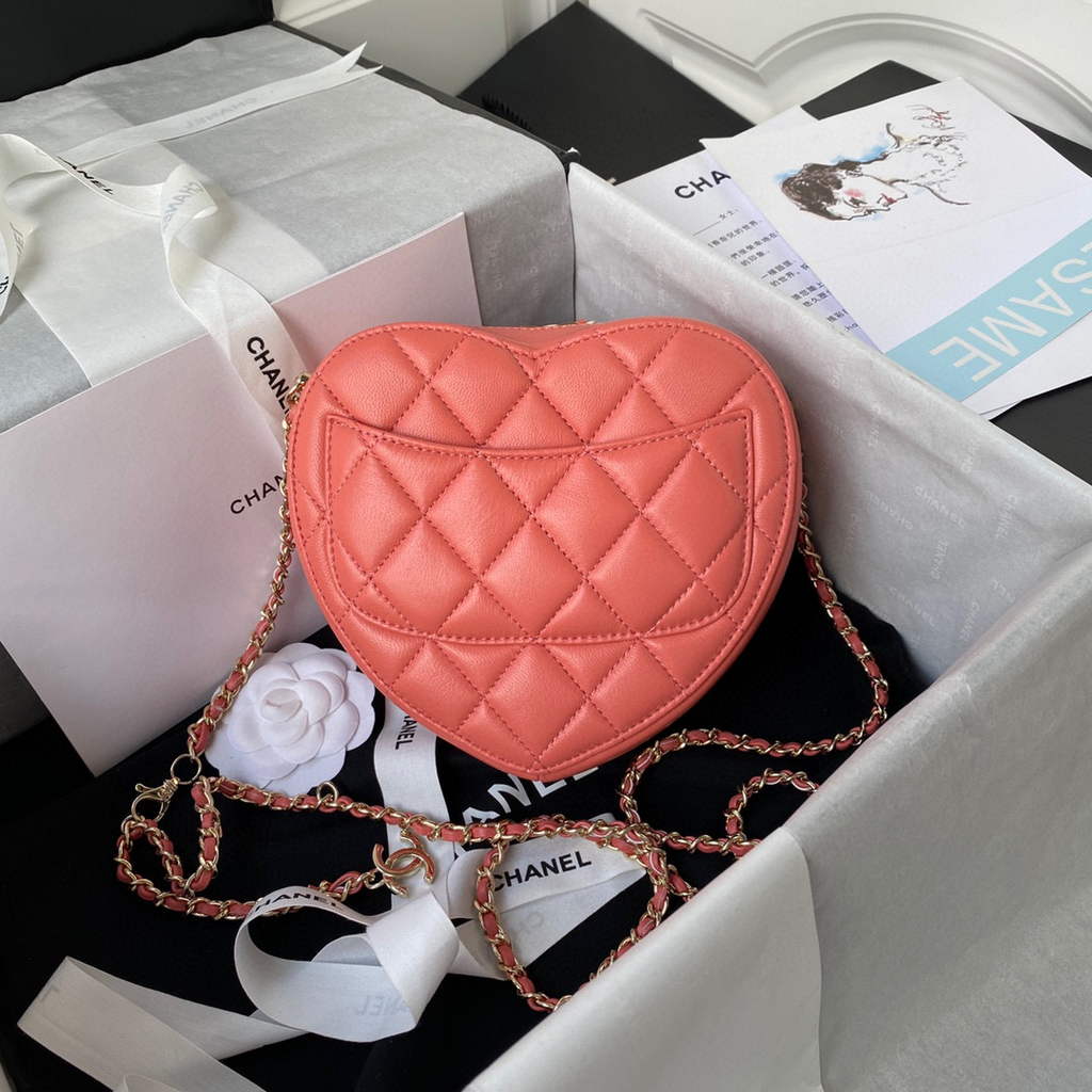 Chanel AS2927 Flap Bag Lambskin Pink