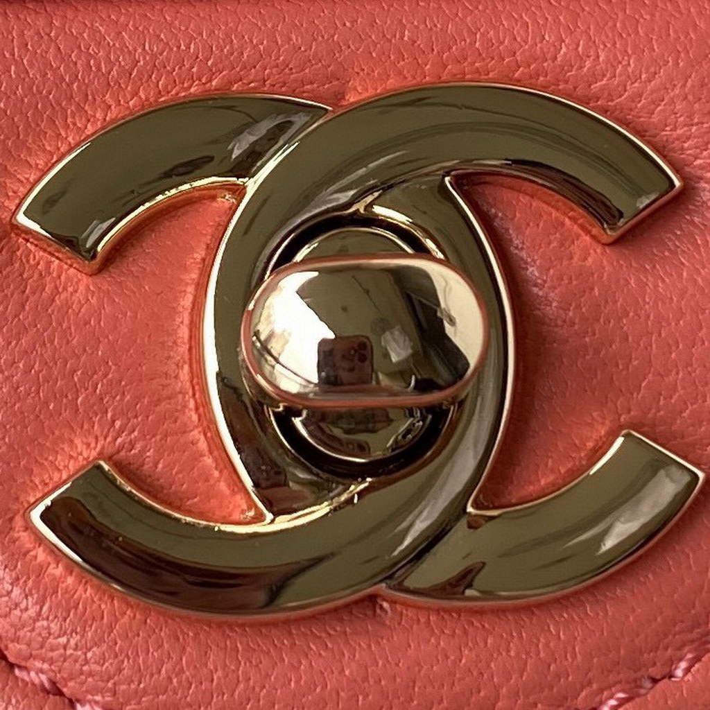 Chanel AS2927 Flap Bag Lambskin Pink