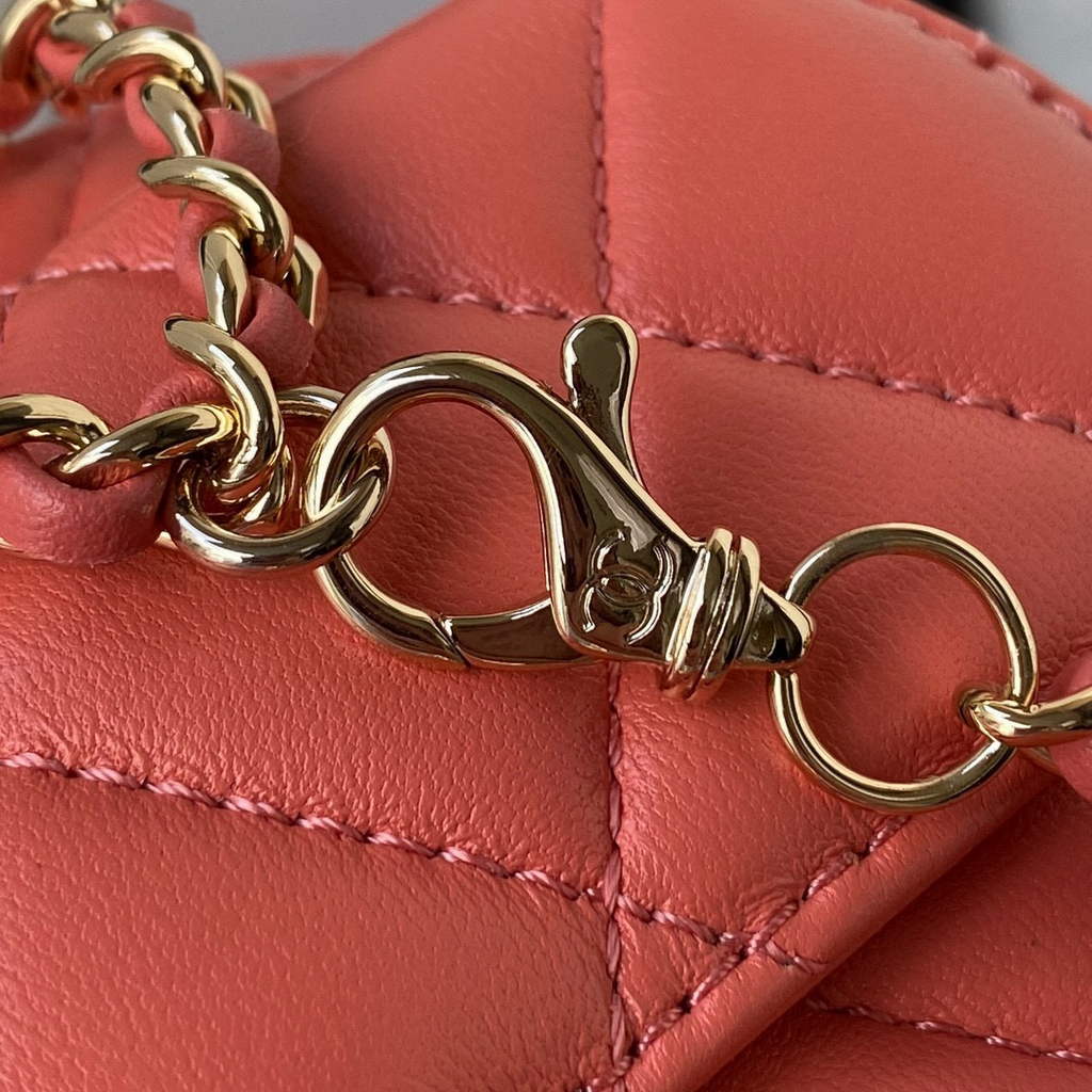 Chanel AS2927 Flap Bag Lambskin Pink
