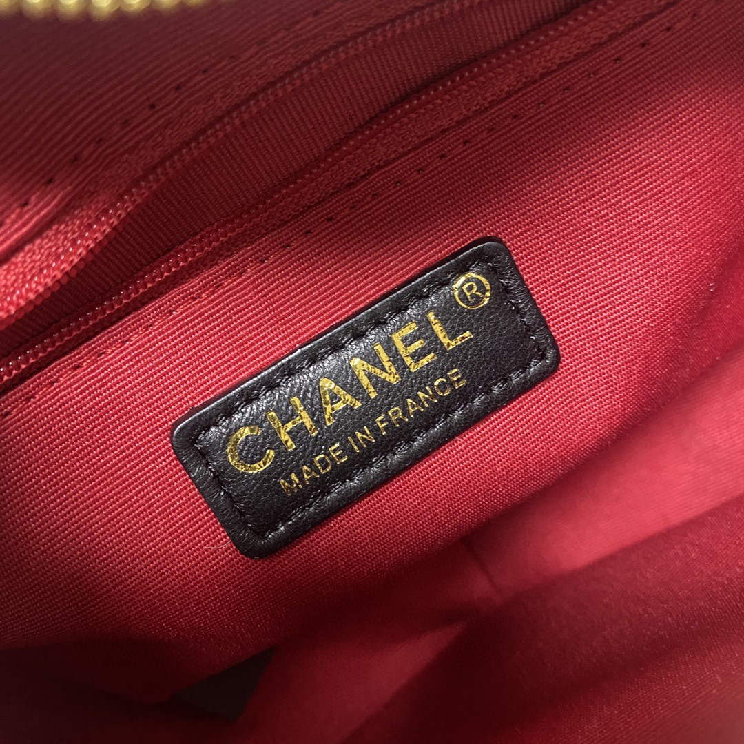 Chanel AS2928 Flap Large Heart Bag Lambskin Black