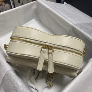 Chanel AS2928 Flap Large Heart Bag Lambskin White - Default Title - View 7