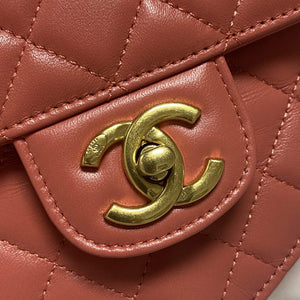 Chanel AS2928 Flap Large Heart Bag Lambskin Pink - Default Title - View 6
