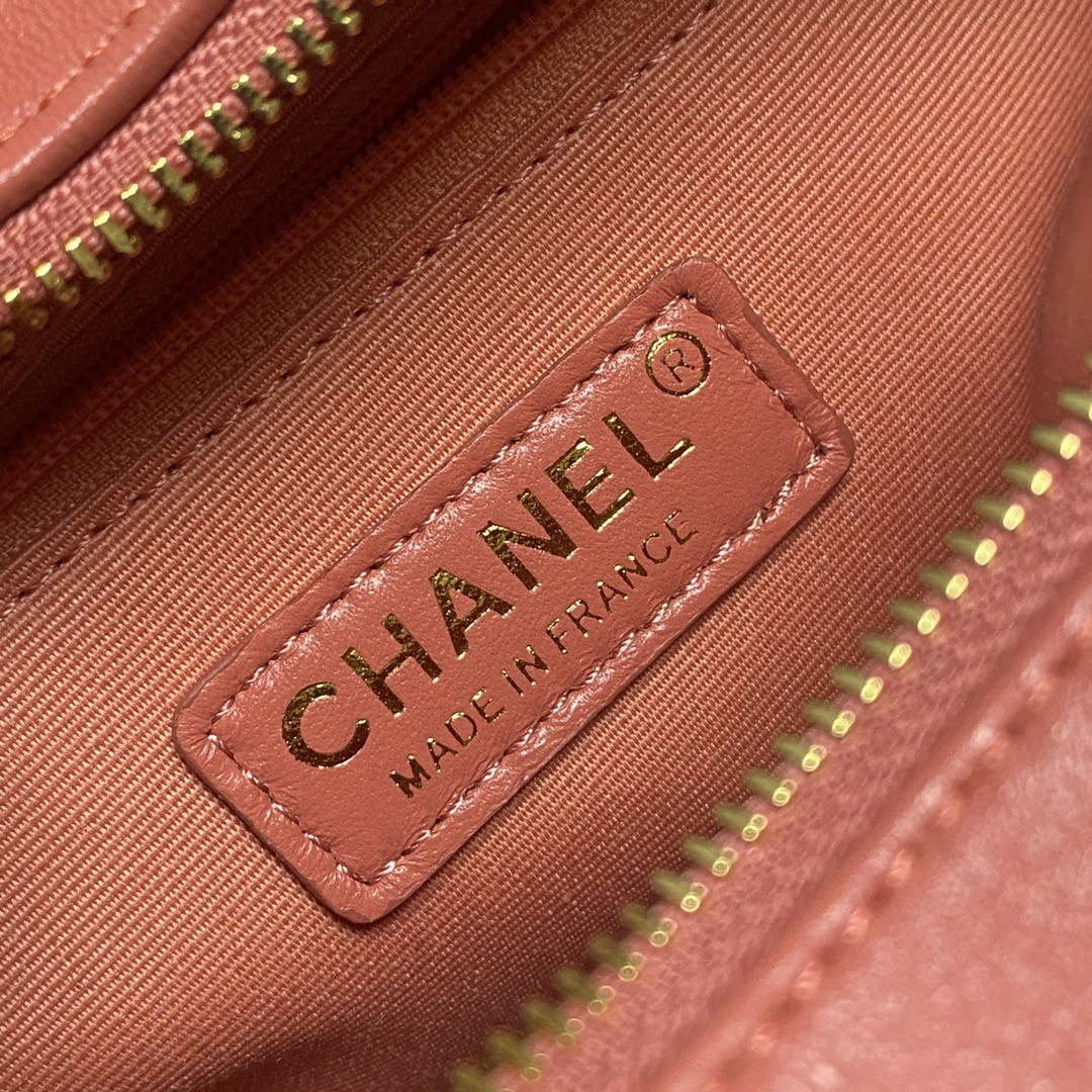 Chanel AS2928 Flap Large Heart Bag Lambskin Pink