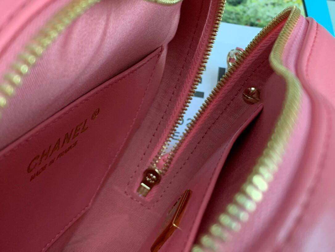 Chanel AS3191 Large Heart Bag Lambskin Rose Red - Default Title - View 7