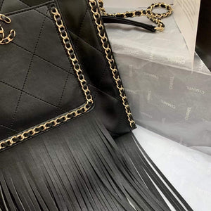 Chanel AS2956 Shopping Bag Calfskin Black - Default Title - View 3