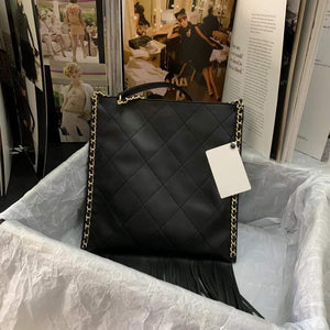 Chanel AS2956 Shopping Bag Calfskin Black - Default Title - View 5
