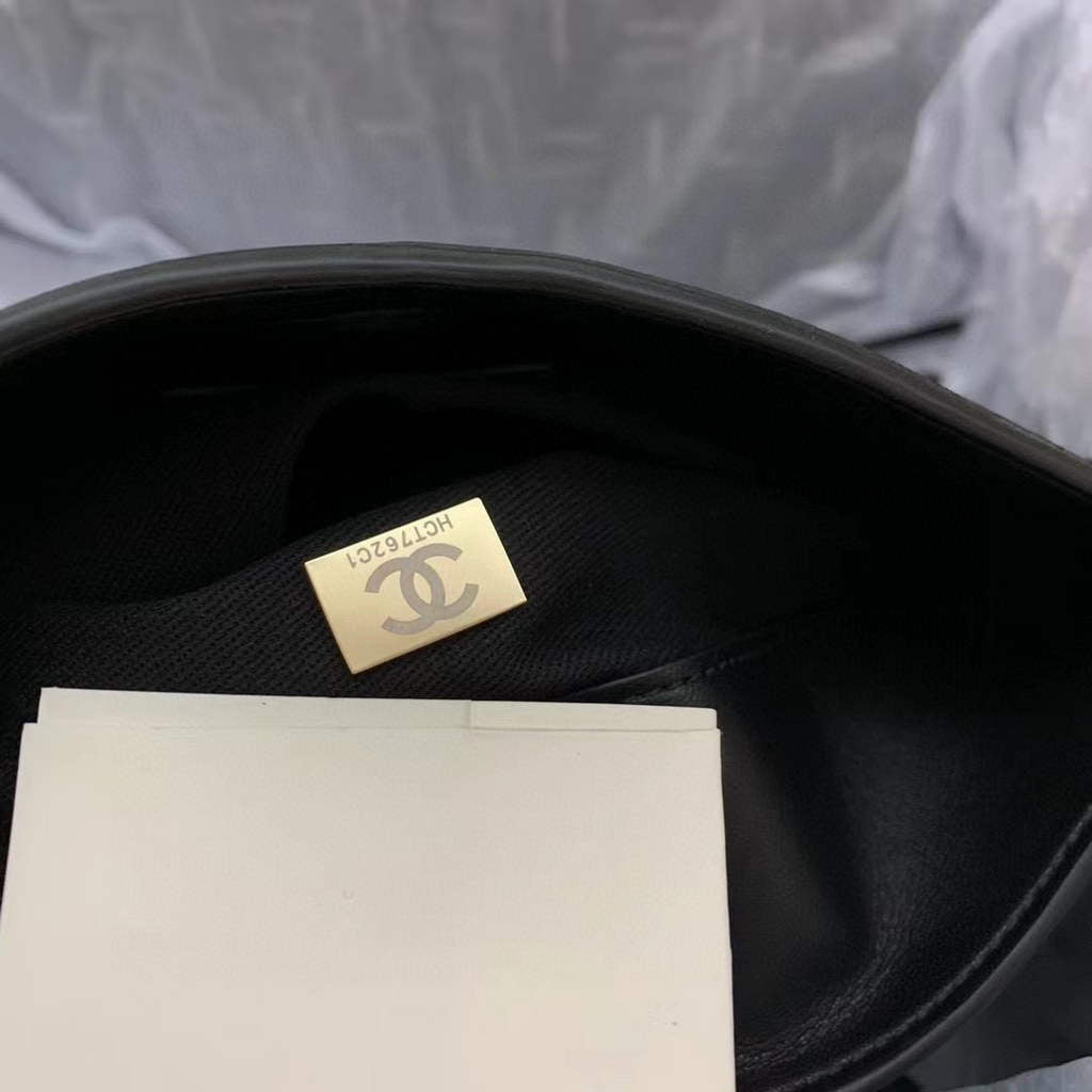 Chanel AS2956 Shopping Bag Calfskin Black