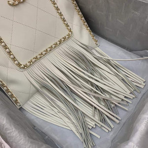 Chanel AS2956 Shopping Bag Calfskin White - Default Title - View 8