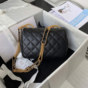 Chanel AS2975 Small Flap Bag Lambskin Black - Default Title - View 2