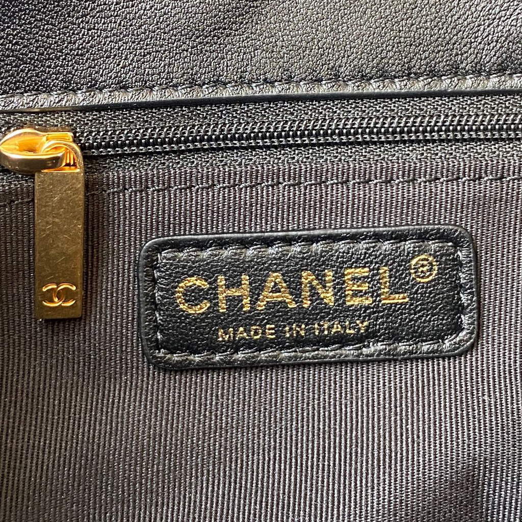 Chanel AS2975 Small Flap Bag Lambskin Black