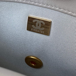 Chanel AS2975 Small Flap Bag Lambskin Gray - Default Title - View 8