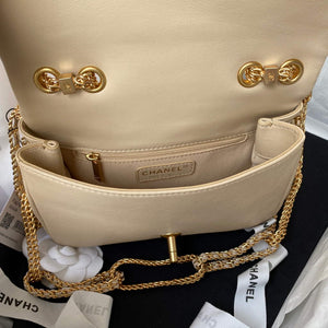 Chanel AS2975 Small Flap Bag Lambskin Aprocit - Default Title - View 6