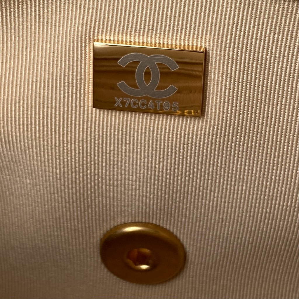 Chanel AS2975 Small Flap Bag Lambskin Aprocit