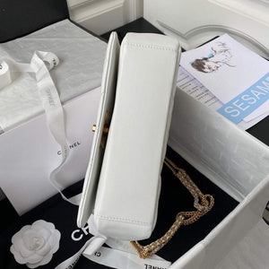 Chanel AS2976 Flap Bag Lambskin White - Default Title - View 5