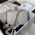 Chanel AS2976 Flap Bag Lambskin Gray - Default Title - View 1