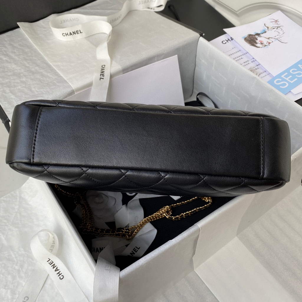 Chanel AS2977 Small Box Bag Shoulder bag Black