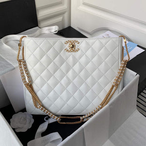 Chanel AS2977 Small Box Bag Shoulder bag White - Default Title - View 1