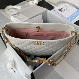 Chanel AS2977 Small Box Bag Shoulder bag White - Default Title - View 7
