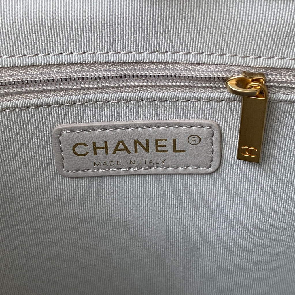 Chanel AS2977 Small Box Bag Shoulder bag Gray