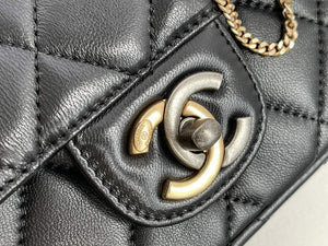 Chanel AS2979 Small Flap Bag Lambskin Glass Pearls Black - Default Title - View 8