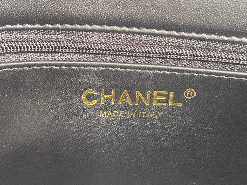 Chanel AS2979 Small Flap Bag Lambskin Glass Pearls Black