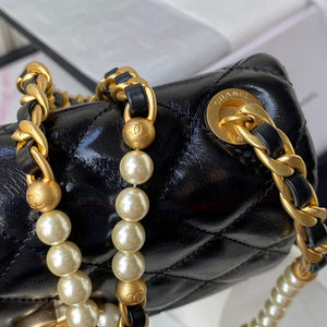 Chanel AS3000 Mini Flap Bag Calfskin Black - Default Title - View 4