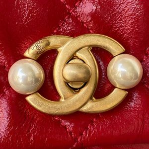 Chanel AS3000 Mini Flap Bag Calfskin Red - Default Title - View 3