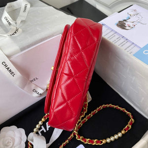 Chanel AS3000 Mini Flap Bag Calfskin Red - Default Title - View 6
