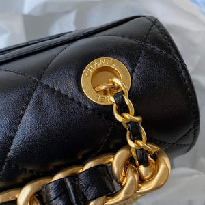 Chanel AS3011 Small Flap Bag Lambskin Black - Default Title - View 4