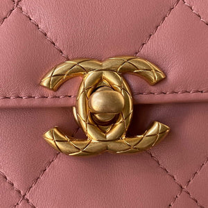 Chanel AS3011 Small Flap Bag Lambskin Pink - Default Title - View 3