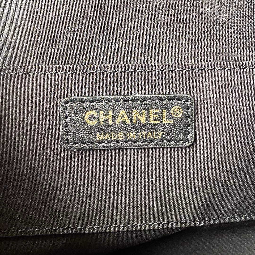 Chanel AS3027 Bucket Bag Printed Denim Gold Black - Default Title - View 7