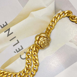 Chanel AS3041 Flap Classic Bag CF Camellia Lambskin White Gold - Default Title - View 9