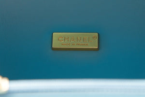 Chanel Small Vanity Case Lambskin gold-tone metal AS3066 Blue - Default Title - View 9