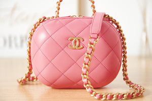 Chanel Small Vanity Case Lambskin gold-tone metal AS3066 pink - Default Title - View 2