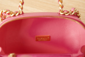 Chanel Small Vanity Case Lambskin gold-tone metal AS3066 pink - Default Title - View 8
