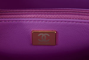 Chanel Small Vanity Case Lambskin gold-tone metal AS3066 Purple - Default Title - View 8