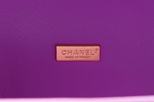 Chanel Small Vanity Case Lambskin gold-tone metal AS3066 Purple - Default Title - View 9