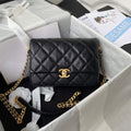 Chanel AS3103 Chanel 19 Handbag Calfskin Black - Default Title - View 1