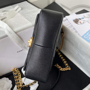 Chanel AS3103 Chanel 19 Handbag Calfskin Black - Default Title - View 6