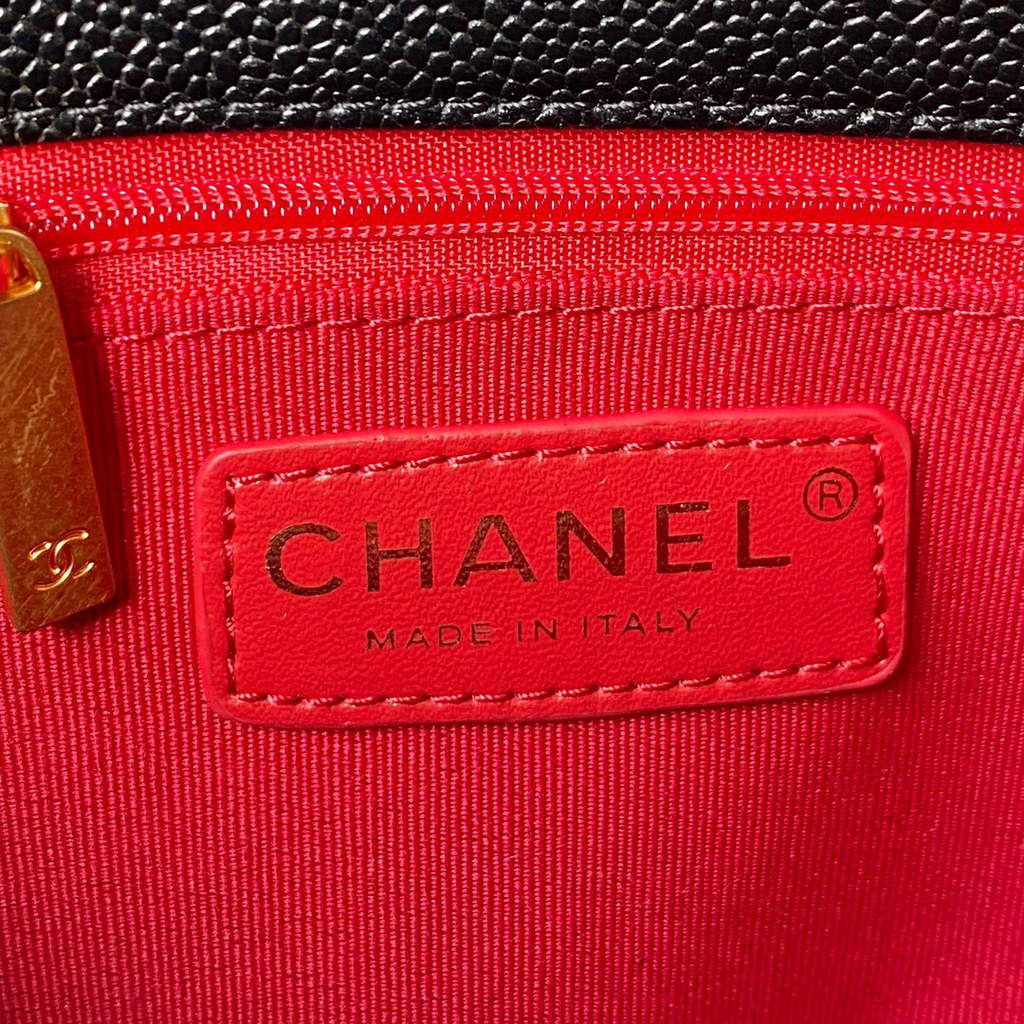 Chanel AS3103 Chanel 19 Handbag Calfskin Black